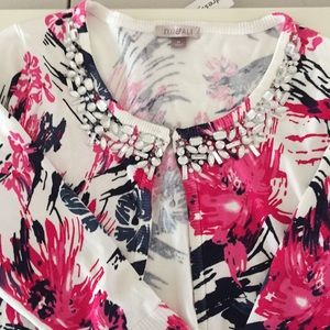 ROZ & ALI  Floral Cardigan